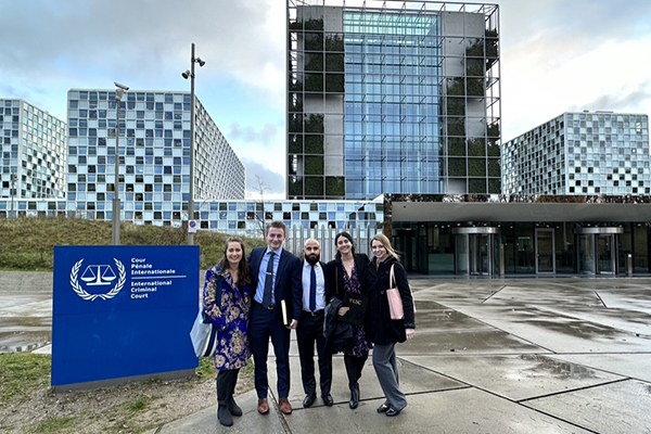 IHRC students visit The Hague in December 2022